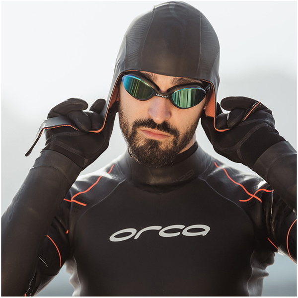 2026 Orca Thermal Neoprene Swim Cap LA415401 - Black